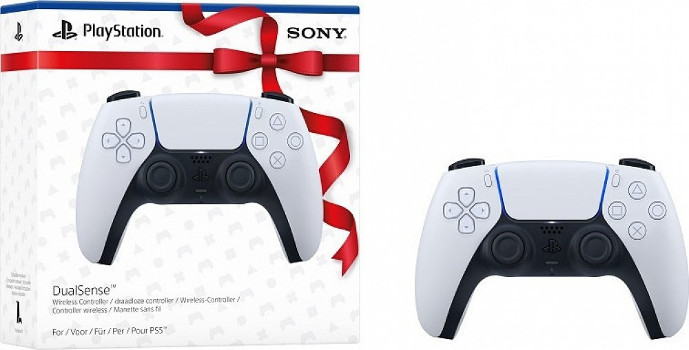PS5 DUALSENSE WIRELESS CONTROLLER WHITE GIFT WRAPPED SONY