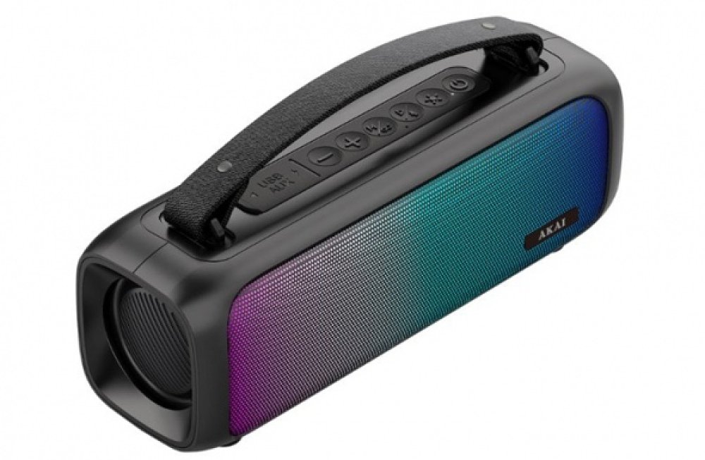 ΦΟΡΗΤΟ ΗΧΕΙΟ ABTS-08 ME BT ΚΑΙ LED AKAI