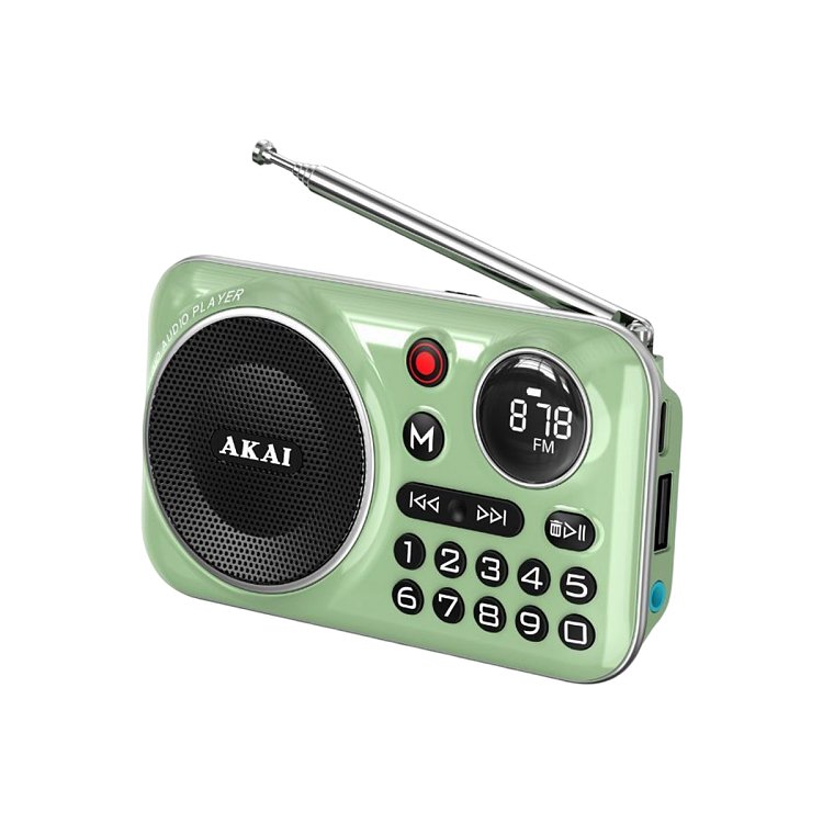 ΦΟΡΗΤΟ ΡΑΔΙΟΦΩΝΟ APR-500 ΜΕ BLUETOOTH USB, TF, REC AKAI