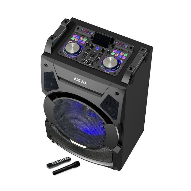 ΦΟΡΗΤΟ ΔΙΠΛΟ ΗΧΕΙΟ DJ-S3HB 220W ΜΕ LED AKAI