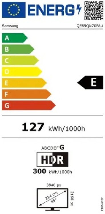 TV 85'' NEO QLED QE85QN70FAUXXH SAMSUNG