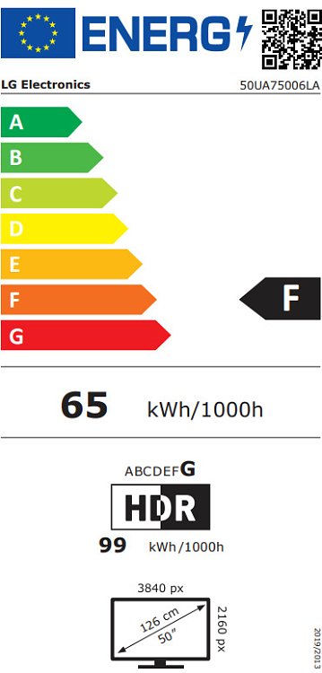 TV 50'' LED 50UA75006LA LG