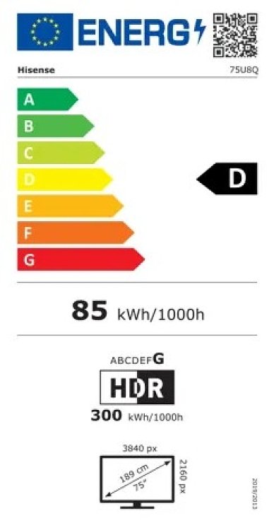 TV 75'' ULED 75U8Q HISENSE