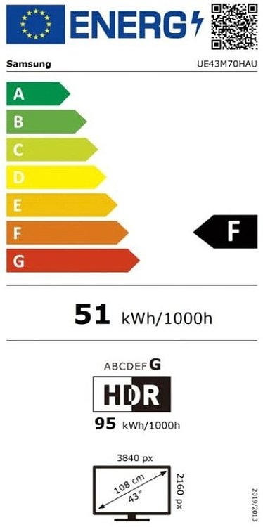 TV 43'' MINI LED UE43M70HAUXXH SAMSUNG