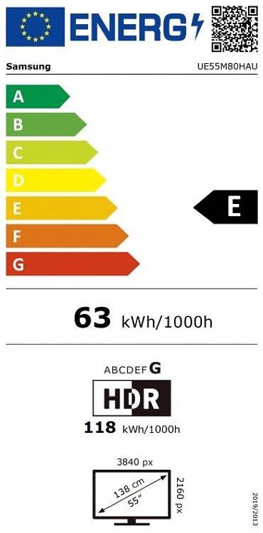 TV 55'' MINI LED UE55M80HAUXXH SAMSUNG
