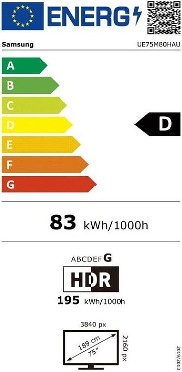 TV 75'' MINI LED UE75M80HAUXXH SAMSUNG