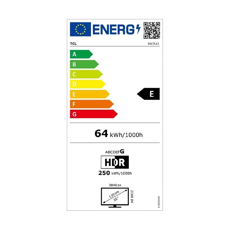 TV 55'' SQD-MINI LED 55C7L TCL