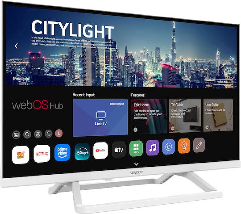 TV 24'' LED SLE 24FS841BW SENCOR