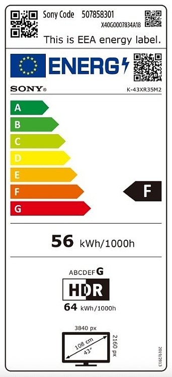 TV 43'' K43XR35M2PB.CEI SONY