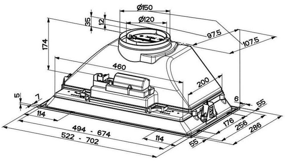 ΑΠΟΡΡΟΦΗΤΗΡΑΣ INKA SMART HC X A52 FABER