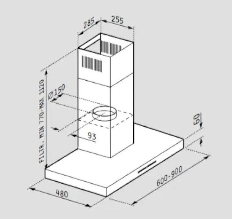 ΑΠΟΡΡΟΦΗΤΗΡΑΣ AGILO ΝΤ 60 PYRAMIS