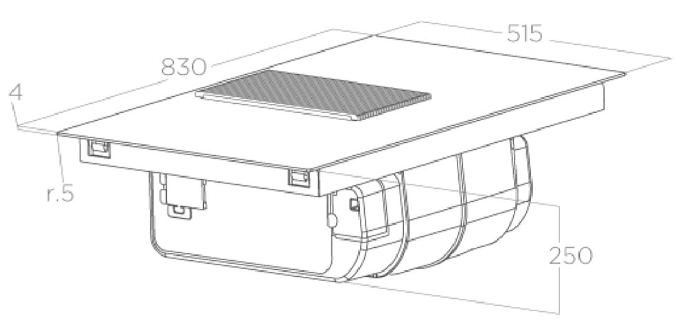 ΑΠΟΡΡΟΦΗΤΗΡΑΣ - ΕΣΤΙΑ NIKOLATESLA PRIME BL/F/83 PRF0143159 ELICA