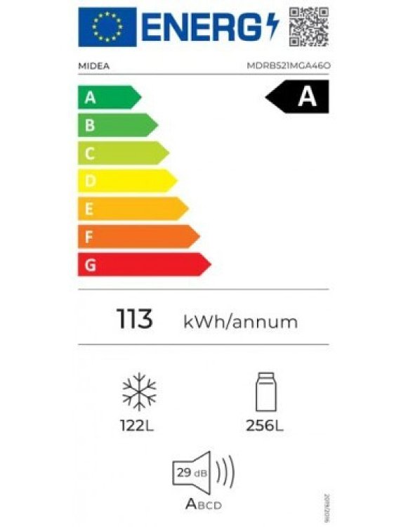 ΨΥΓΕΙΟΚΑΤΑΨΥΚΤΗΣ MDRB521MGA46O MIDEA
