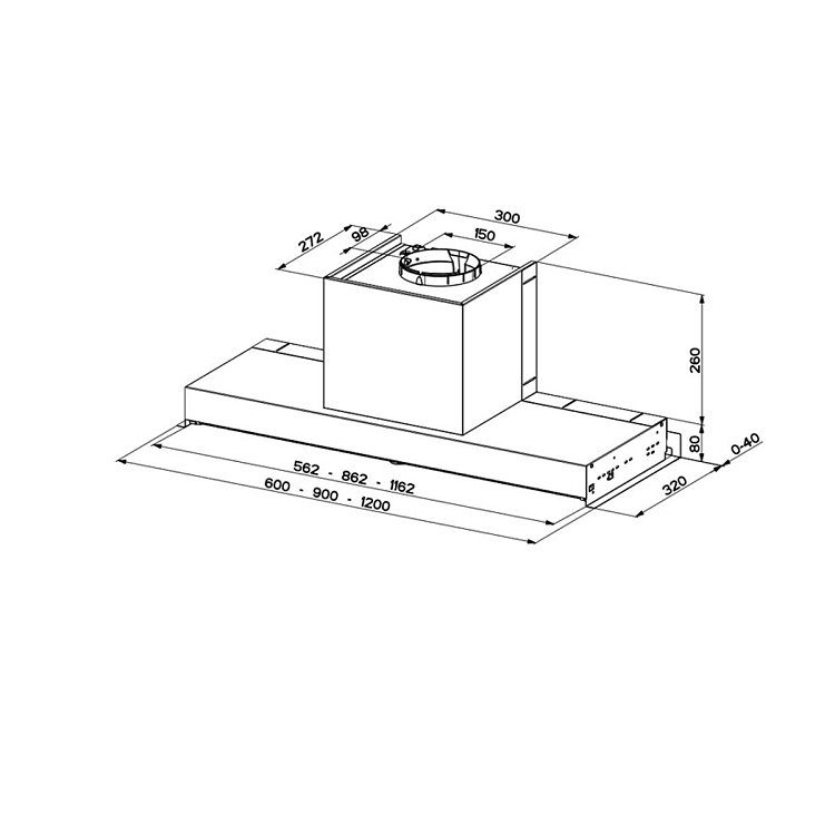 ΑΠΟΡΡΟΦΗΤΗΡΑΣ IN-NOVA COMFORT X A60 FABER