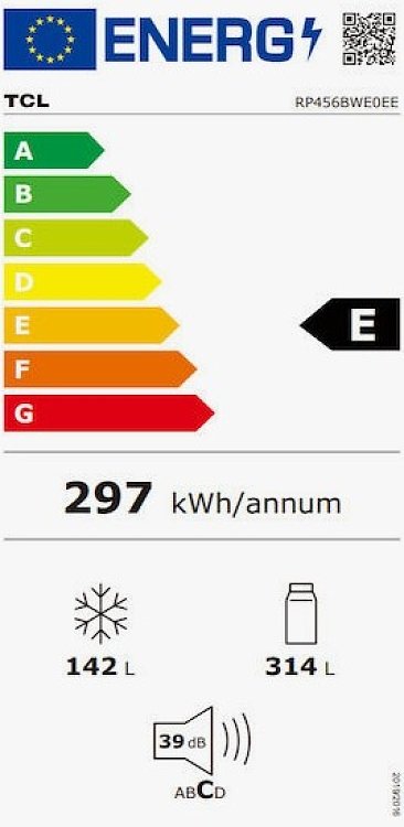 ΨΥΓΕΙΟΚΑΤΑΨΥΚΤΗΣ RP456BWE0EE TCL