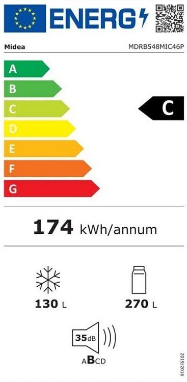 ΨΥΓΕΙΟΚΑΤΑΨΥΚΤΗΣ MDRB548MIC46P MIDEA