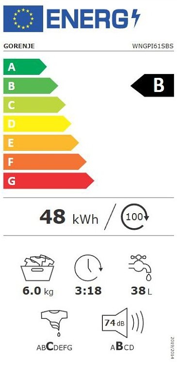ΠΛΥΝΤΗΡΙΟ ΡΟΥΧΩΝ WNGPI61SBS-20014573 GORENJE
