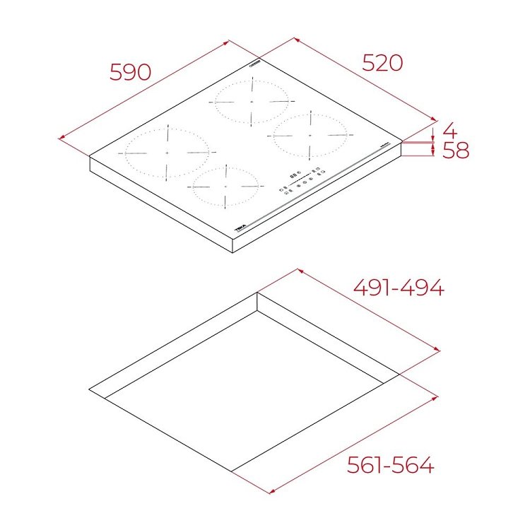 ΕΣΤΙΑ ΕΠΑΓΩΓΙΚΗ IBC 64110 SSM BK TEKA