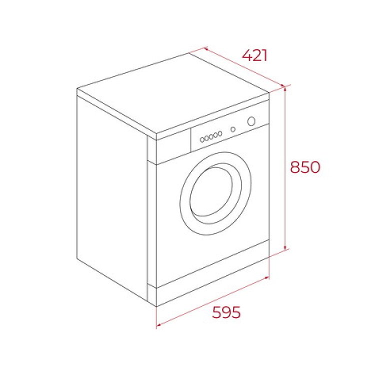 ΠΛΥΝΤΗΡΙΟ ΡΟΥΧΩΝ WMK 40740 WH GR TEKA