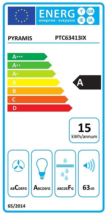 ΑΠΟΡΡΟΦΗΤΗΡΑΣ ΣΥΡΟΜΕΝΟΣ PTC63413IX PYRAMIS