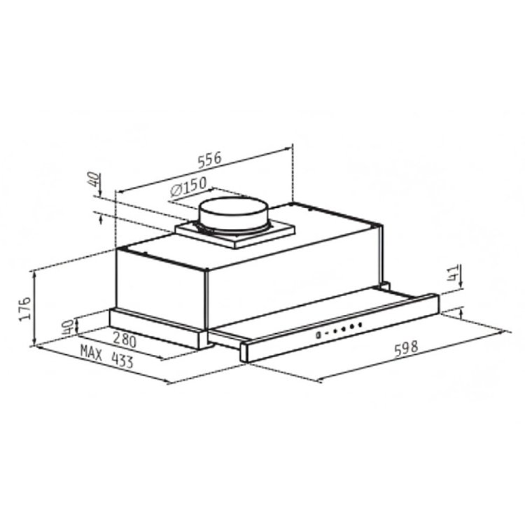 ΑΠΟΡΡΟΦΗΤΗΡΑΣ ΣΥΡΟΜΕΝΟΣ PTC63335BG PYRAMIS