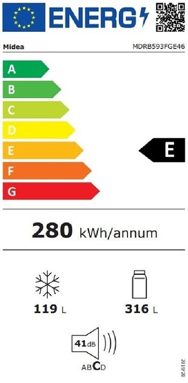 ΨΥΓΕΙΟΚΑΤΑΨΥΚΤΗΣ MDRB593FGE45 MIDEA