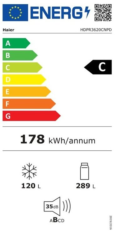 ΨΥΓΕΙΟΚΑΤΑΨΥΚΤΗΣ HDPW3620CNPD HAIER