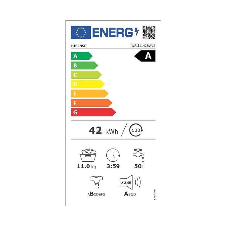 ΠΛΥΝΤΗΡΙΟ ΡΟΥΧΩΝ WF1I1142BWL2 HISENSE