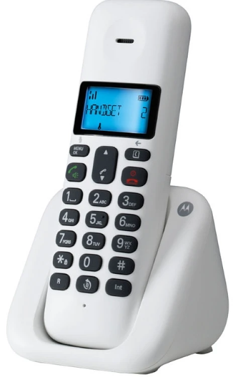 ΤΗΛΕΦΩΝΟ ΑΣΥΡΜΑΤΟ T301W DECT ΛΕΥΚΟ MOTOROLA