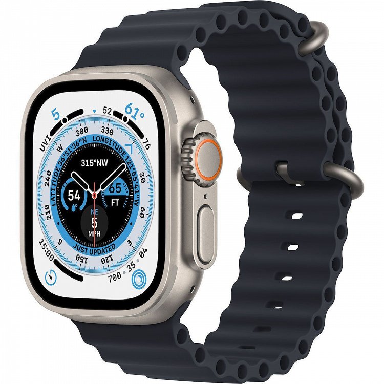WATCH ULTRA GPS+CELL 49mm TITANIUM CASE WITH MIDNIGHT OCEAN BAND MQFK3GK/A APPLE