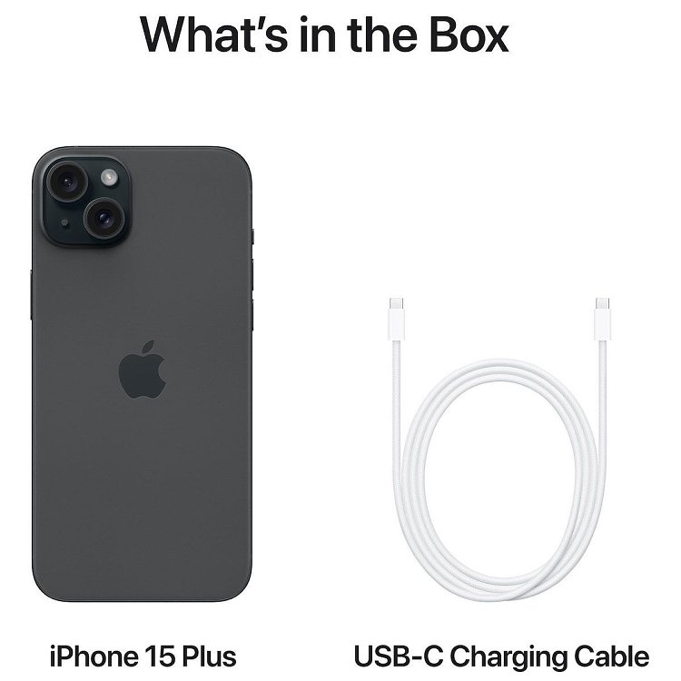 IPHONE 15 PLUS 256GB BLACK MU183QL/A APPLE