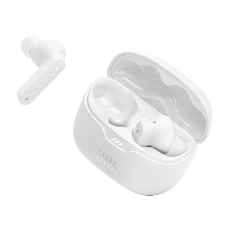 HEADPHONES TUNE BEAM EAR-BUDS ANC BLUETOOTH WHITE JBL