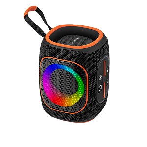 SPEAKER BLUETOOTH PORTABLE RGB WIRELESS V5.3 20W BLACK ORANGE LAMTECH