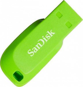 USB FLASH SDCZ50C-016G-B35GE CRUZER BLADE 16GB GREEN SANDISK