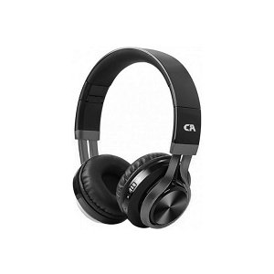 HEADPHONES BT-01-K OVER-EAR BLUETOOTH BLACK-GUNMENTAL CRYSTAL AUDIO