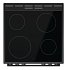 ΚΟΥΖΙΝΑ ΚΕΡΑΜΙΚΗ GEC6C40BG - 745691 ΜΑΥΡΗ GORENJE