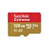 ΚΑΡΤΑ ΜΝΗΜΗΣ SDSQXAA-128G-GN6MA EXTREME microSDXC 128GB + SD ADAPTER SANDISK